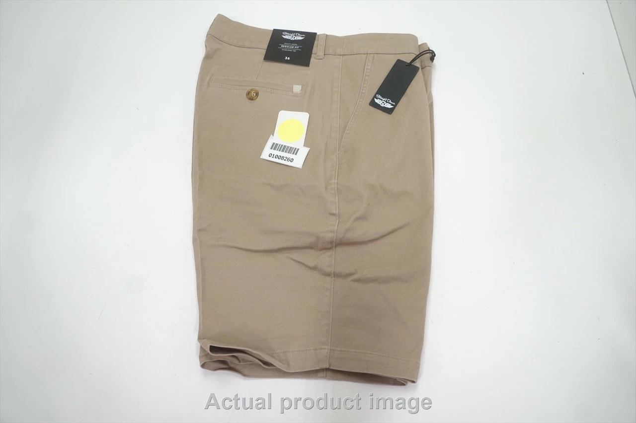 NEW Straight Down Golf Rio Shorts Mens Size 36 Light Khaki 747A 01008260 - Image 5