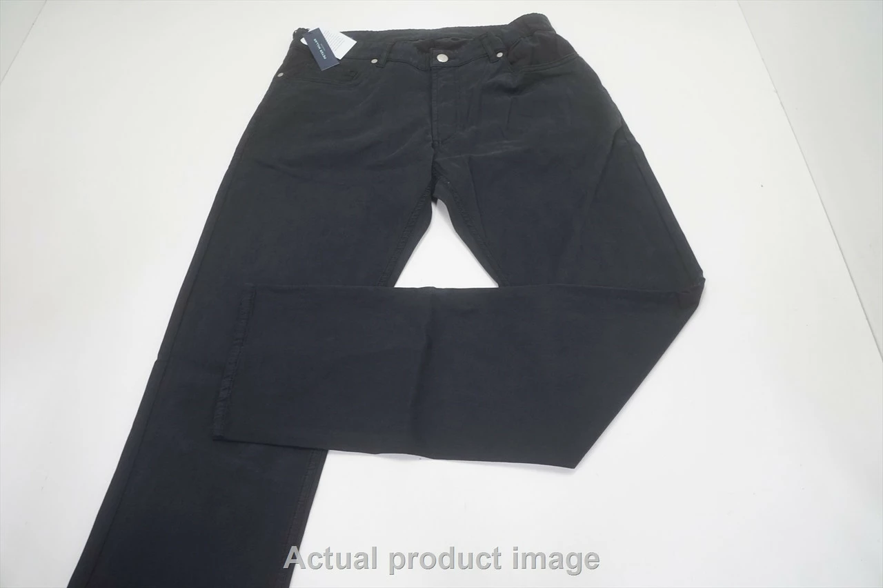 NEW Peter Millar Golf Performance Pants Mens Size 34 32 WSBLK 748A 01008306
