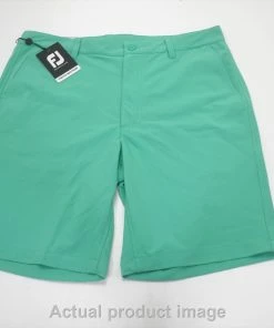 NEW FootJoy Golf Performance Knit Shorts Mens Size 34 Sea Green 748A 01009135