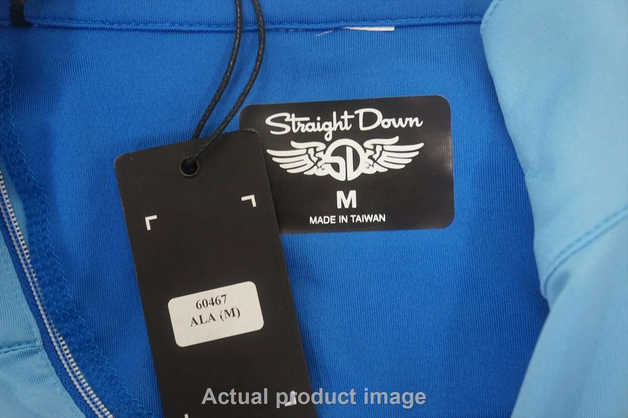 NEW Straight Down Golf Half Zip Pullover Mens Size Medium ALA 752B 01012419 - Image 2