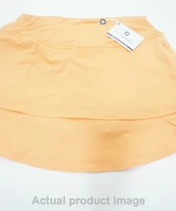 NEW FootJoy Golf Layered Knit Skort Womens Size Medium Melon 755A 01013847