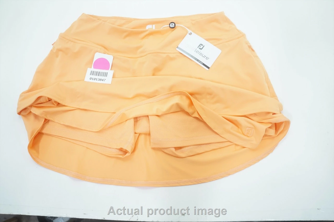 NEW FootJoy Golf Layered Knit Skort Womens Size Medium Melon 755A 01013847 - Image 5
