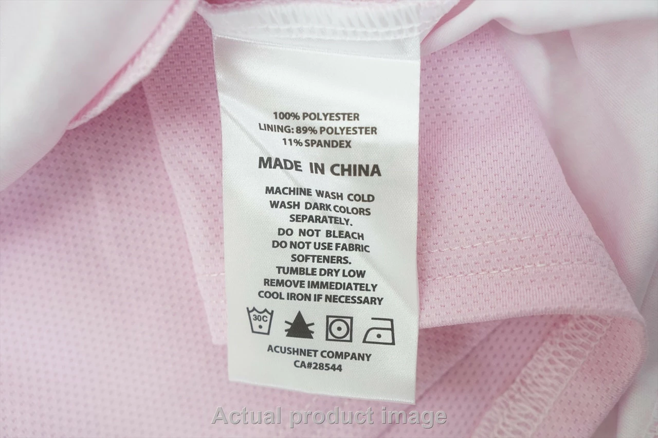 NEW FootJoy Golf Knit Skort Womens Size Medium Pink Houndstooth 755A 01013848 - Image 4