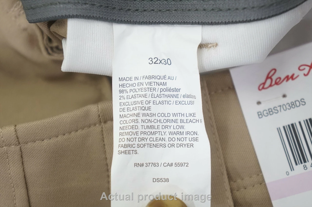 NEW Ben Hogan Golf Classic Pants Mens Size W32/L30 Chinchilla 756B 01014610 - Image 4