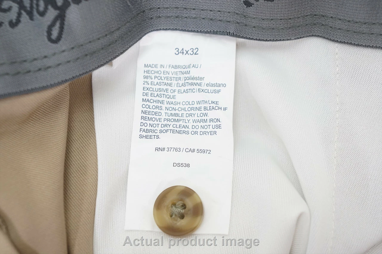 NEW Ben Hogan Golf Classic Pants Mens Size W34/L32 Chinchilla 756B 01014614 - Image 4