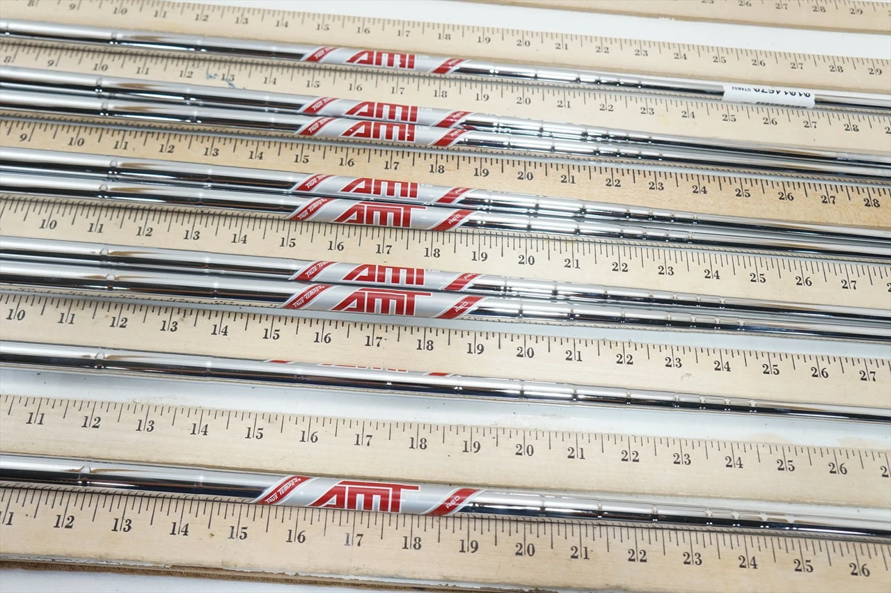 True Temper Dynamic Gold Amt Red R300 34"-37.5" 9pc Iron Shaft Set Pulls 1014670