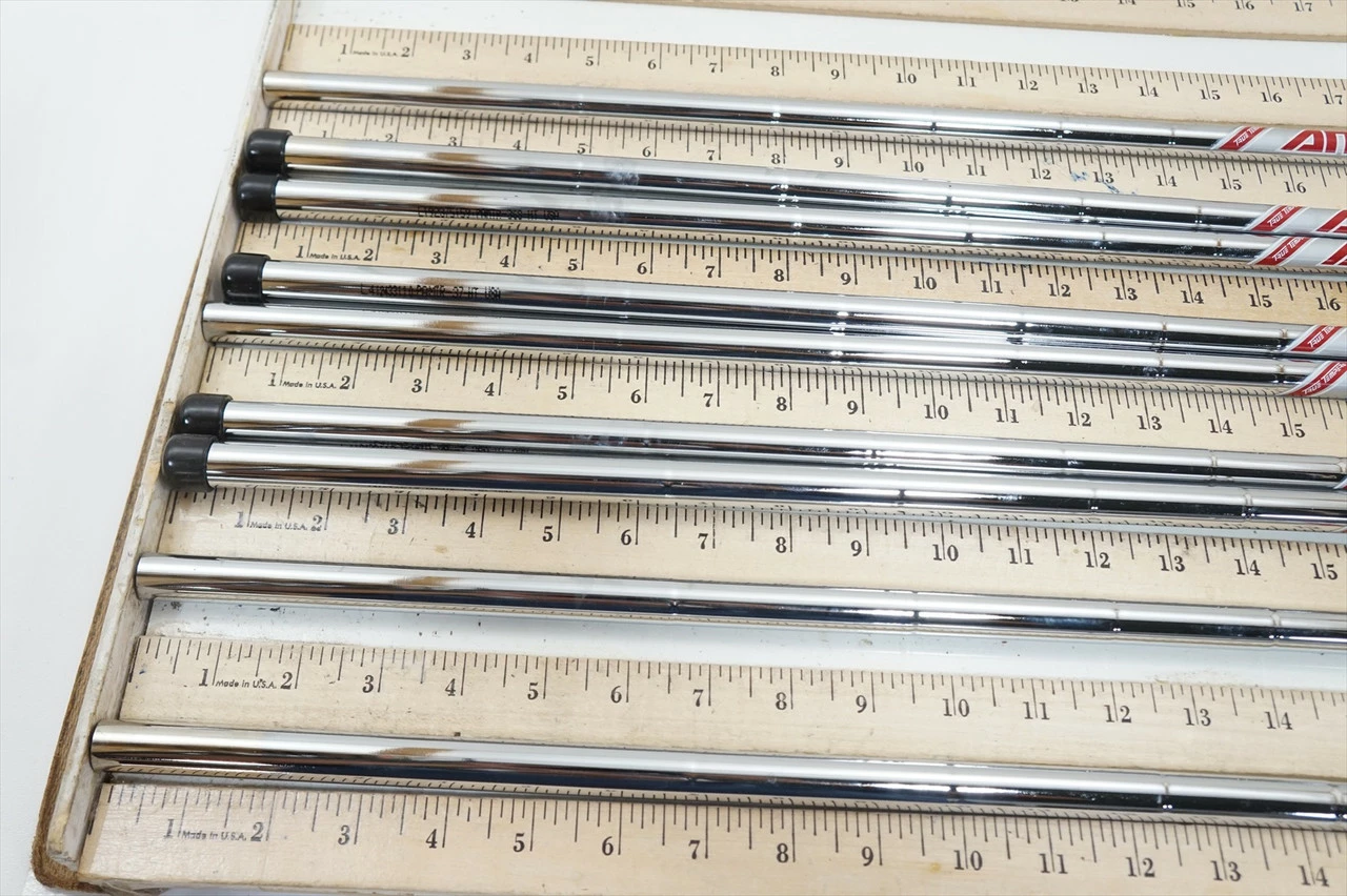 True Temper Dynamic Gold Amt Red R300 34"-37.5" 9pc Iron Shaft Set Pulls 1014670 - Image 2