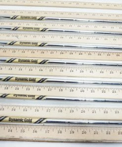 True Temper Dynamic Gold Tour Issue S400 33-36" 7pc Iron Shaft Set Pulls 1021184