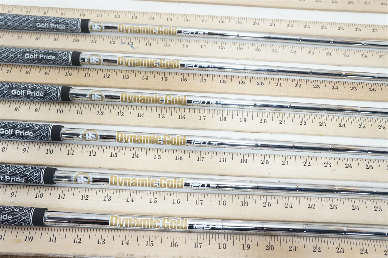 True Temper Dynamic Gold 120 X100 X 34.25"-36.5" 6pc Iron Shaft Set .355 1046293