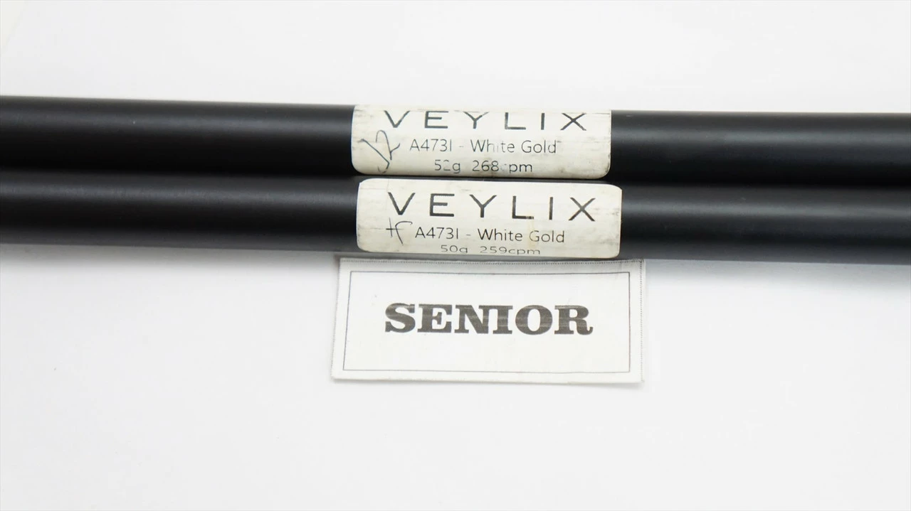 New Veylix Alpina 473 50.5g J2 Senior Flex 40" 6pc Graphite Iron Shaft Set .370 - Image 4