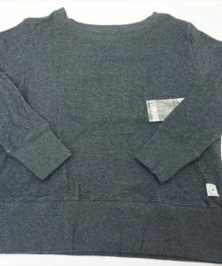 New Linksoul Jacquard Sweater Women Small Black Crewneck 391C 821659