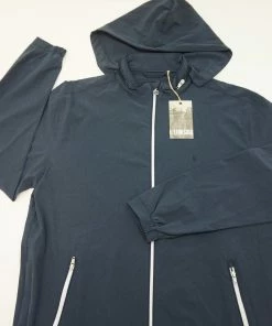 New Masters Collection Masters Logo Jacket Mens Large Indigo #Ls545 262B