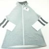 New FootJoy Women's Midlayer Jacket Size Medium Heather Grey/White/Black 391A 821215