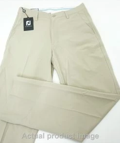 New FootJoy Golf Traditional Pants Mens Size 32 32 Khaki Regular 433B 00841664